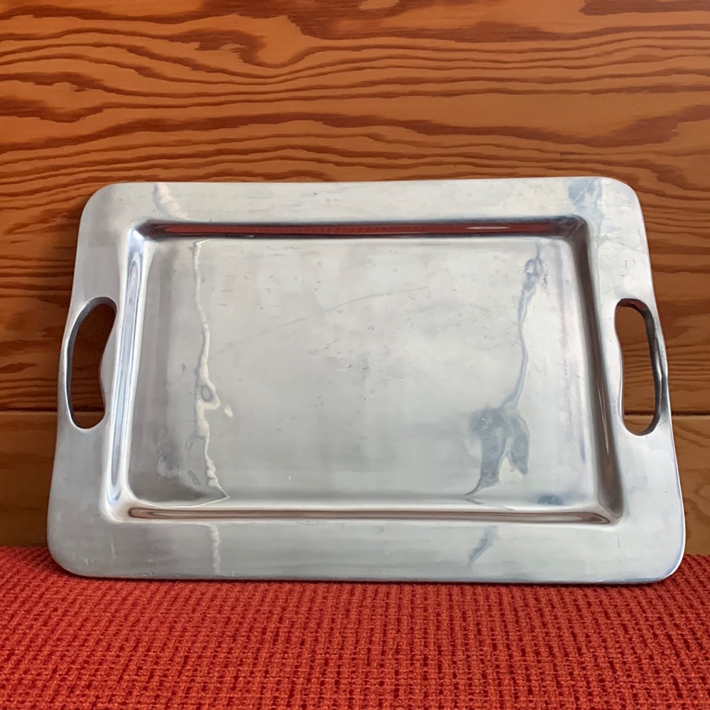 Pottery Barn Polished Silver Serving Tray